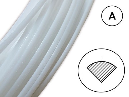 Сварочный пруток ПОМ цвет натуральный (профиль А) Сварочный пруток ПОМ цвет натуральный (профиль А)